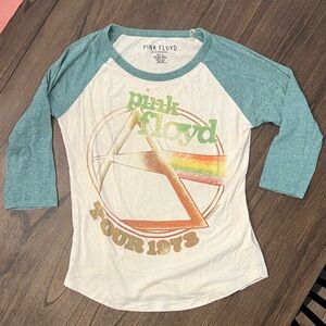 Pink Floyd Quarter Length Tee, Size Medium